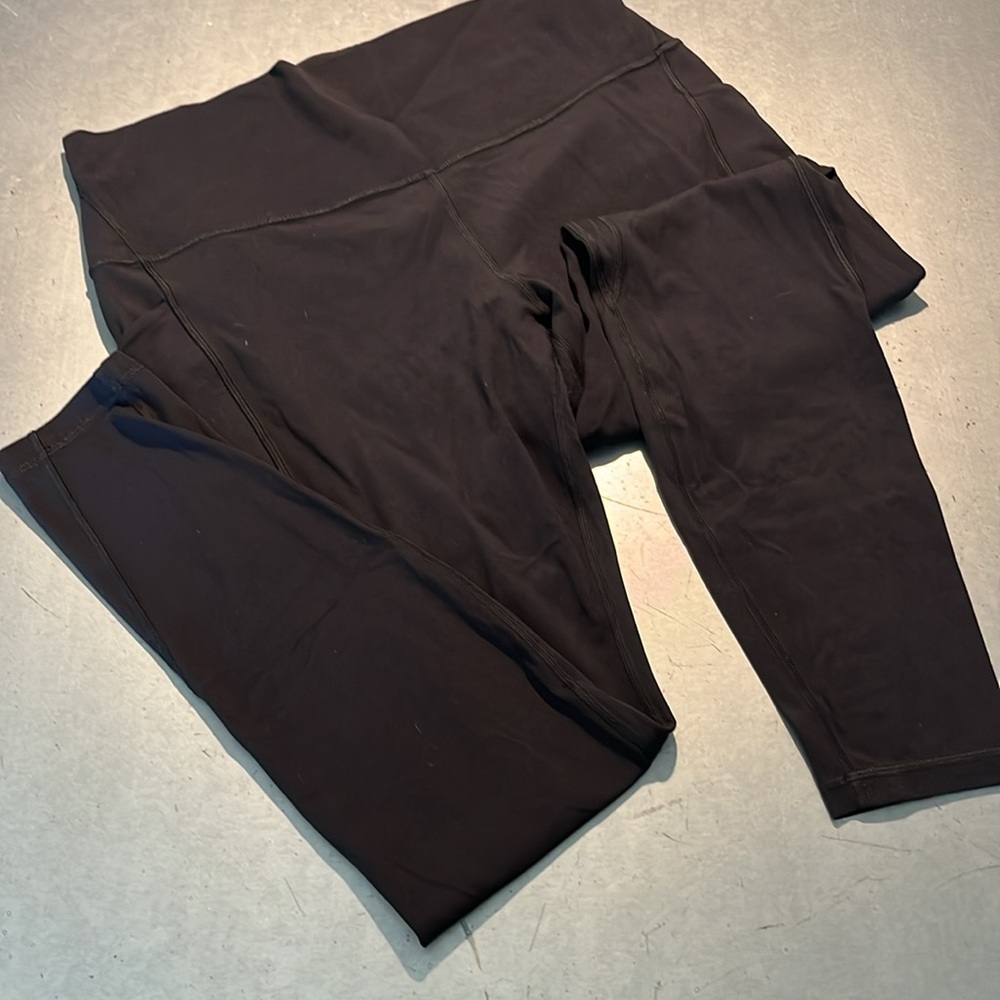 -Lululemon Align Highwaisted Leggings black 14